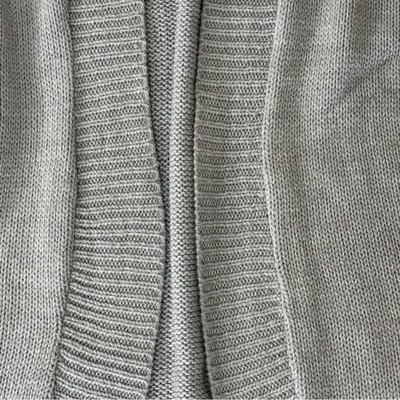 Grey Knitted Short Sleeve Cartigan - Picture 8 of 8